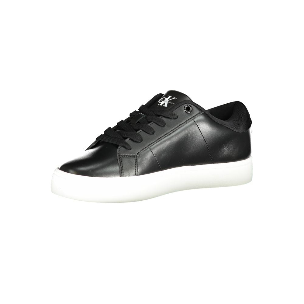 Calvin Klein Schwarzer Polyethylen Damen Sneaker