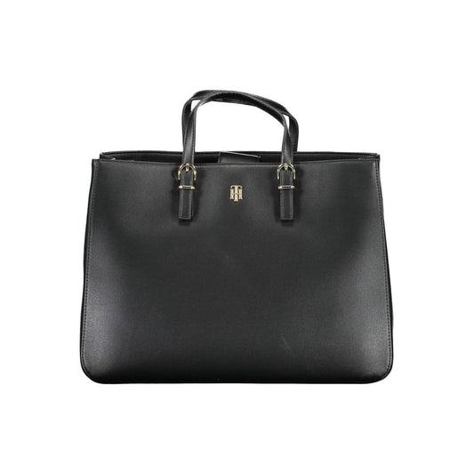 Tommy Hilfiger Schwarz Polyethylen Frauen Handtasche