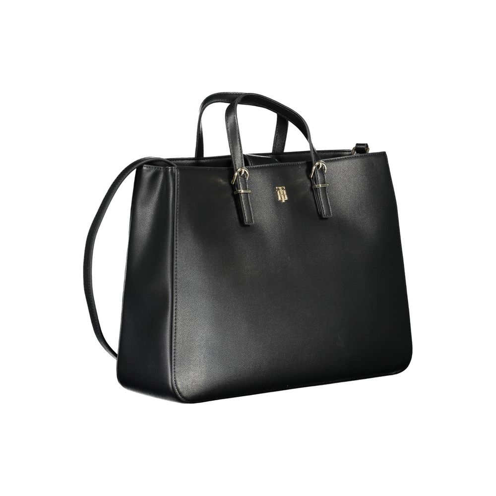 Tommy Hilfiger Schwarz Polyethylen Frauen Handtasche