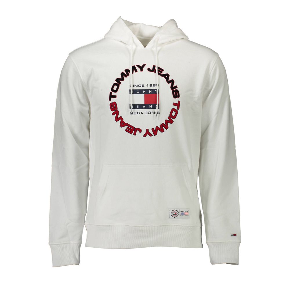 Tommy Hilfiger Weißer Baumwollpullover für Männer