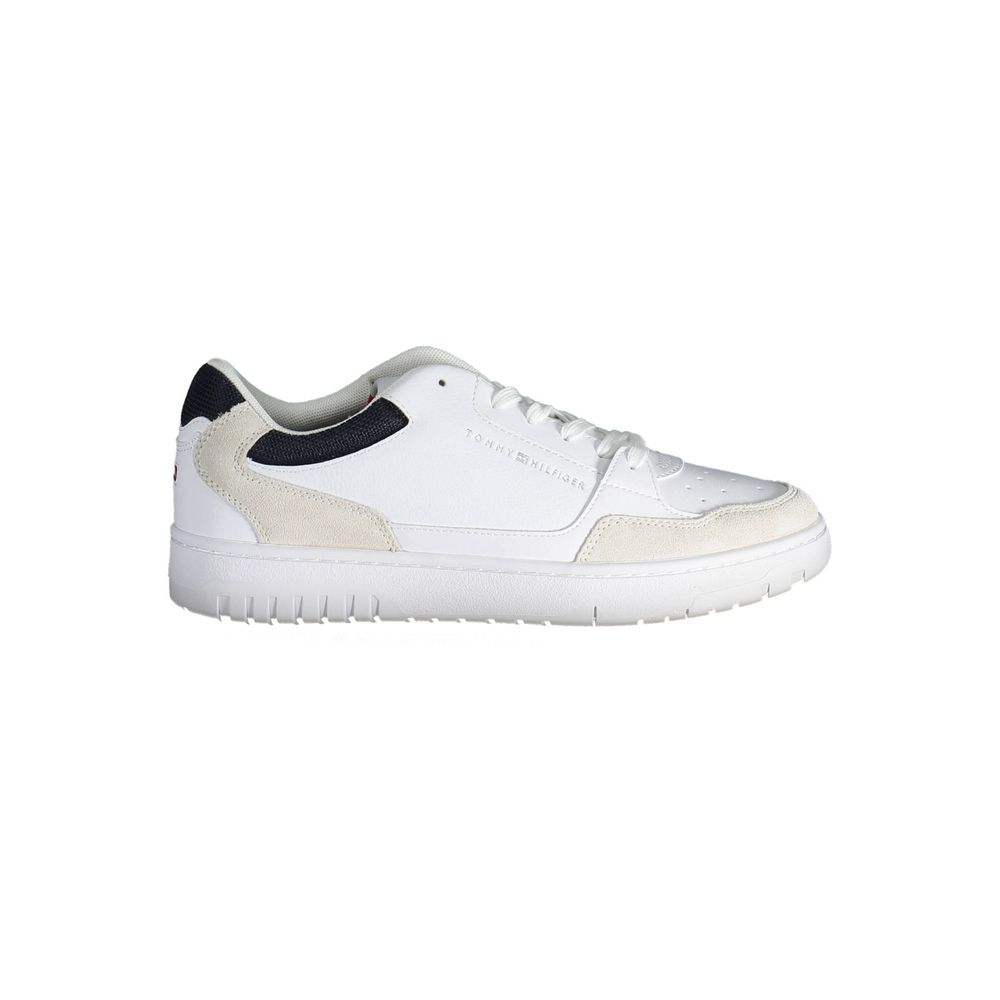 Tommy Hilfiger Weißes Leder Herren Sneaker