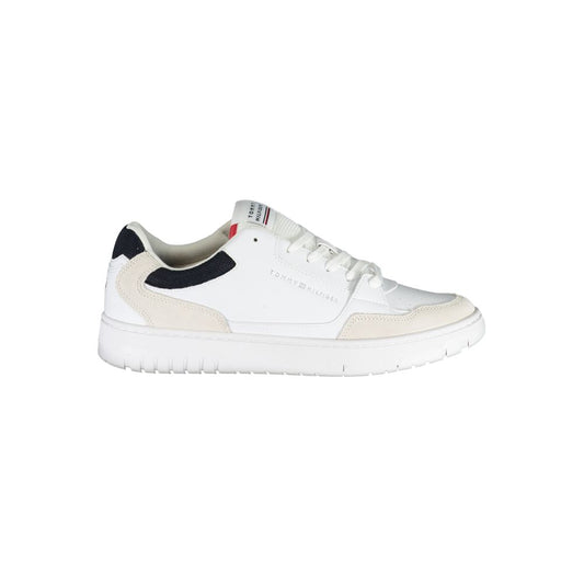 Tommy Hilfiger Weißes Polyethylen Herren Sneaker