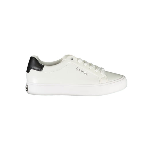 Calvin Klein Sneaker aus weißem Polyester