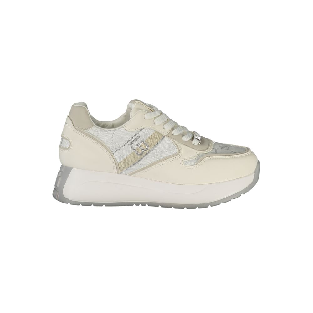 Laura Biagiotti Weißes Polyethylen Damen Sneaker