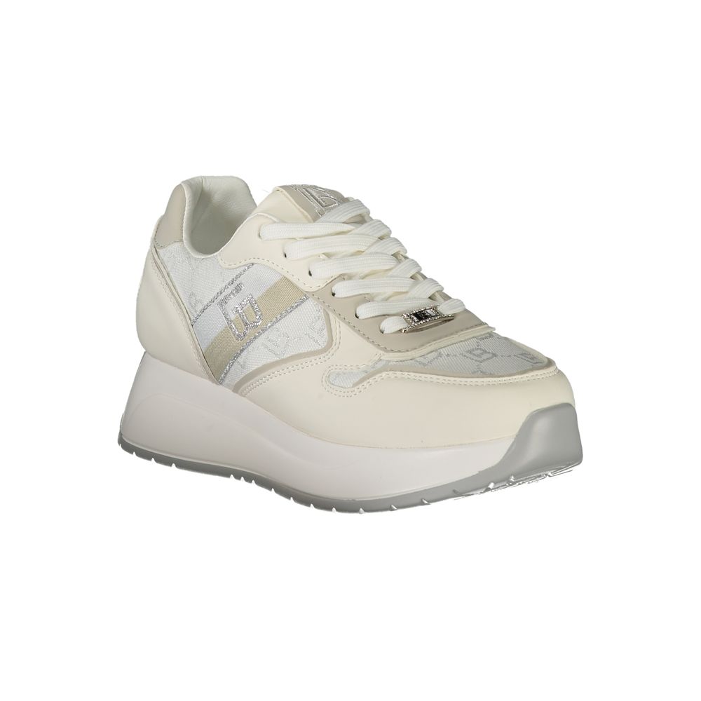 Laura Biagiotti Weißes Polyethylen Damen Sneaker