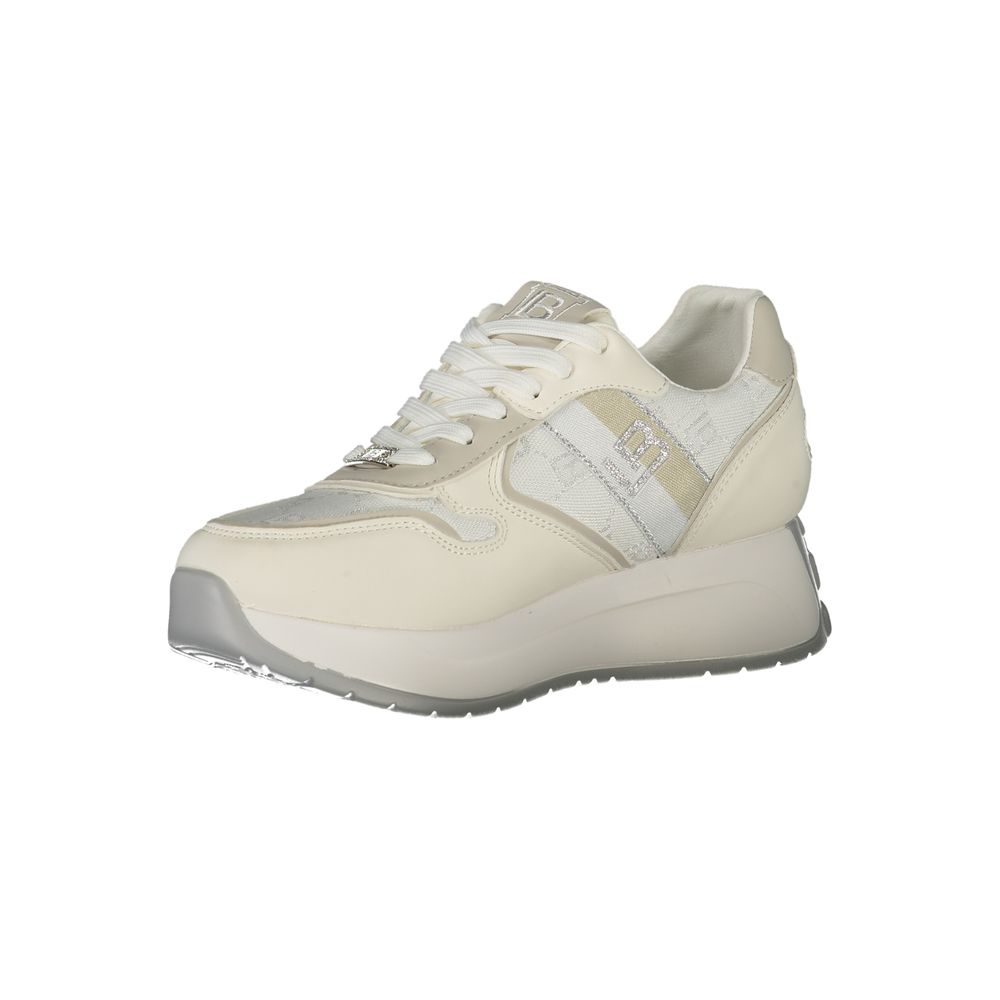 Laura Biagiotti Weißes Polyethylen Damen Sneaker