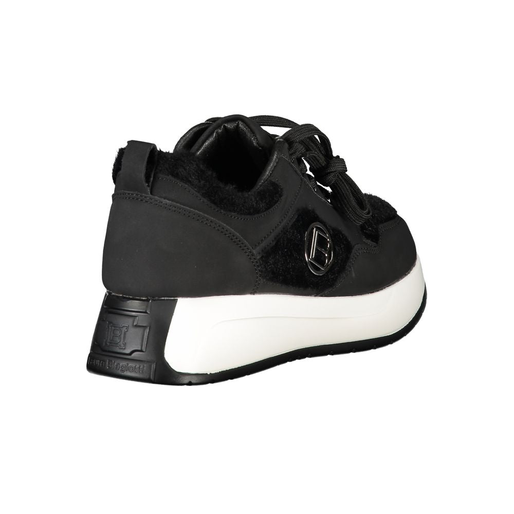 Laura Biagiotti Schwarzer Polyethylen Damen Sneaker