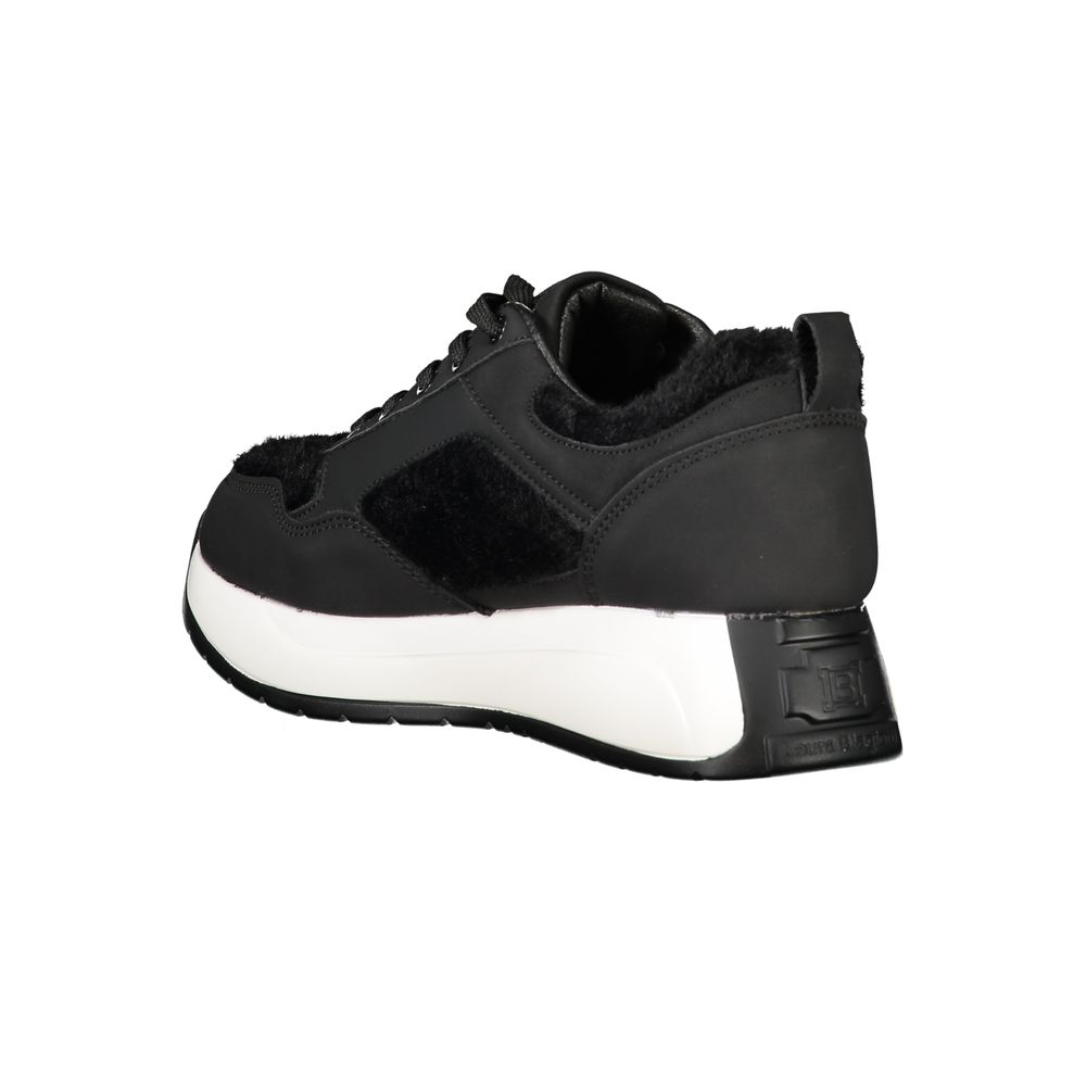 Laura Biagiotti Schwarzer Polyethylen Damen Sneaker