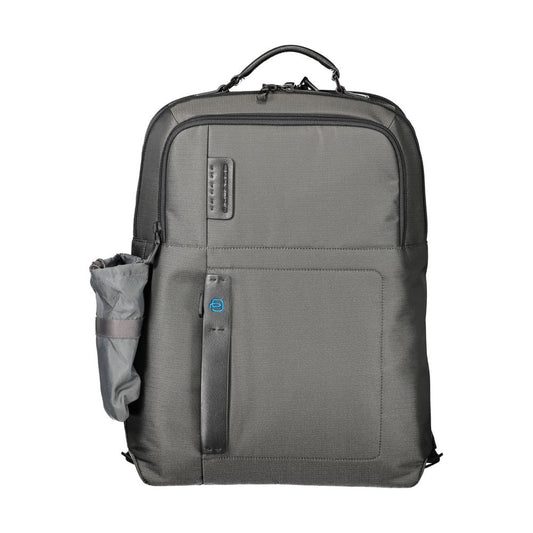 Piquadro Grauer Polyester Herren-Rucksack