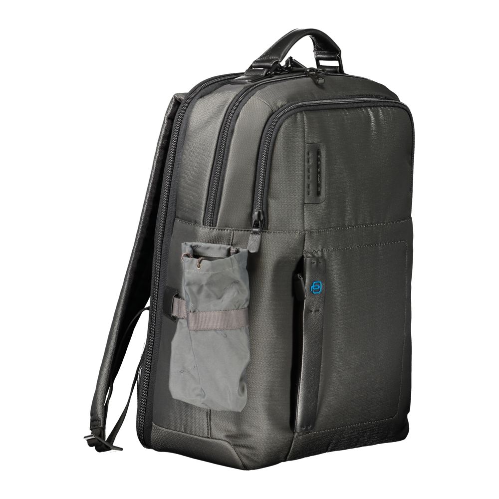 Piquadro Grauer Polyester Herren-Rucksack