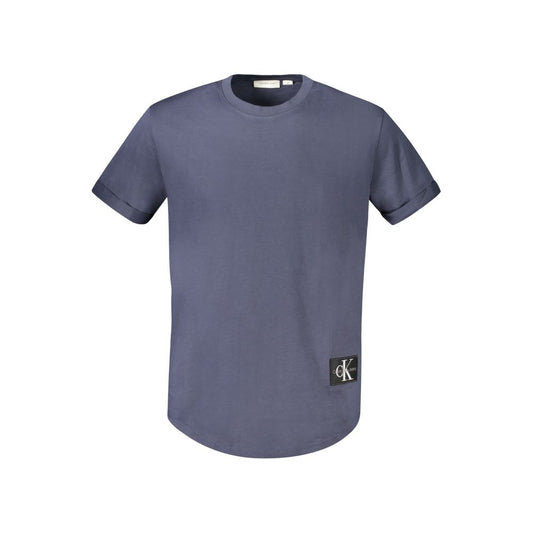 Calvin Klein Blau Baumwolle Männer T-Shirt