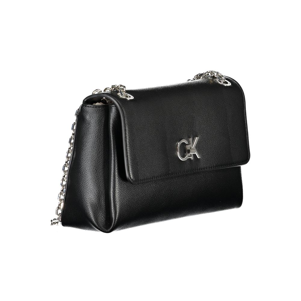 Calvin Klein Schwarz Polyethylen Frauen Handtasche