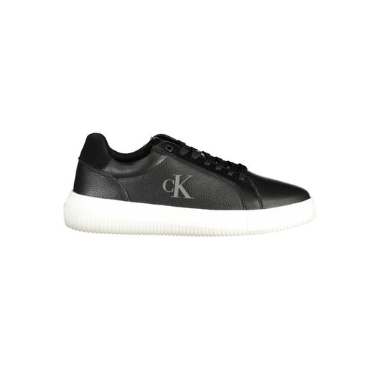 Calvin Klein Schwarzes Polyethylen Herren Sneaker