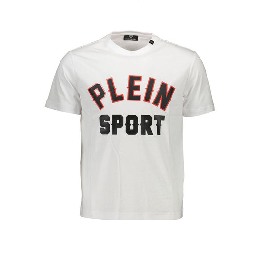 Plein Sport Weißes Baumwolle Männer T-Shirt