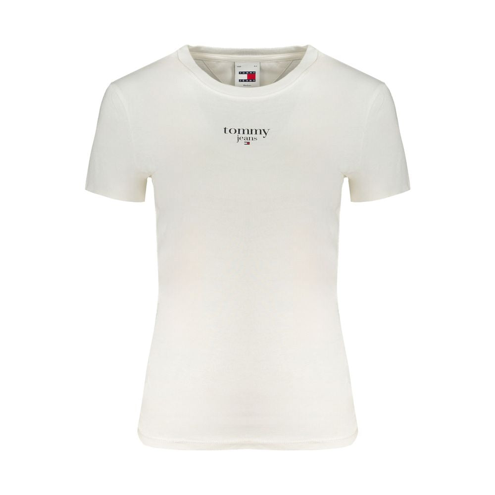 Tommy Hilfiger Weiße Baumwoll-Oberteile & T-Shirt