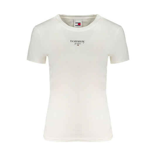 Tommy Hilfiger Weiße Baumwoll-Oberteile & T-Shirt