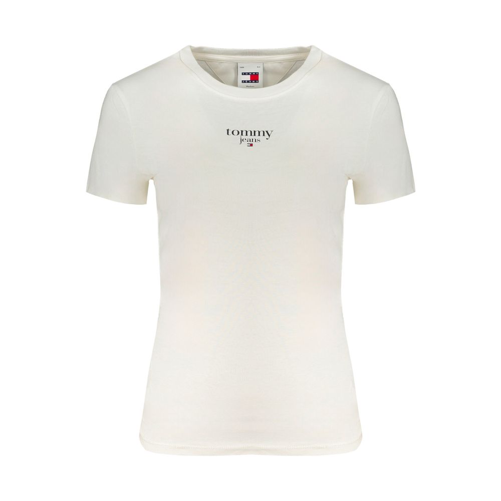 Tommy Hilfiger Weiße Baumwoll-Oberteile & T-Shirt