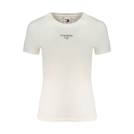 Tommy Hilfiger Weiße Baumwoll-Oberteile & T-Shirt