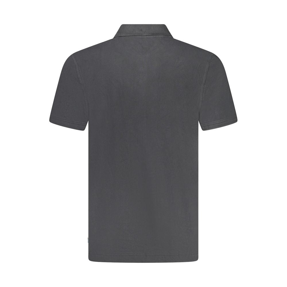 Wrangler Schwarzes Baumwoll-Poloshirt