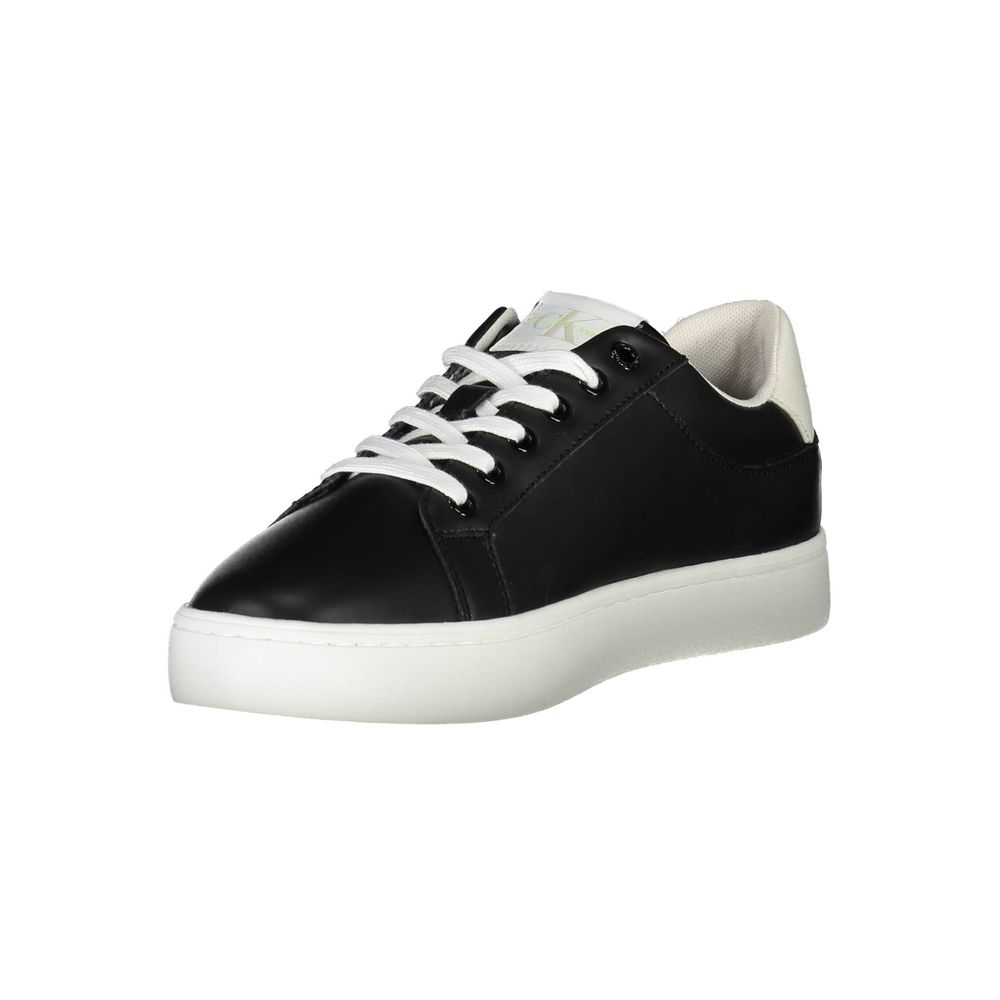 Calvin Klein Schwarzer Polyester Herren Sneaker