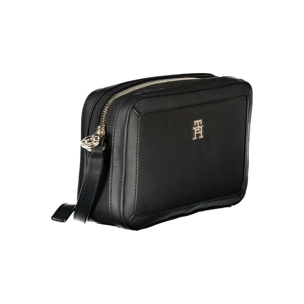 Tommy Hilfiger Schwarze Polyester Handtasche