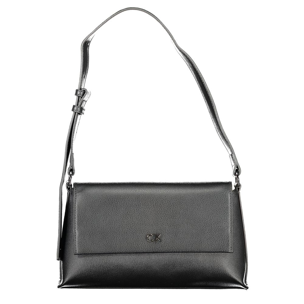 Calvin Klein Schwarze Polyester Handtasche