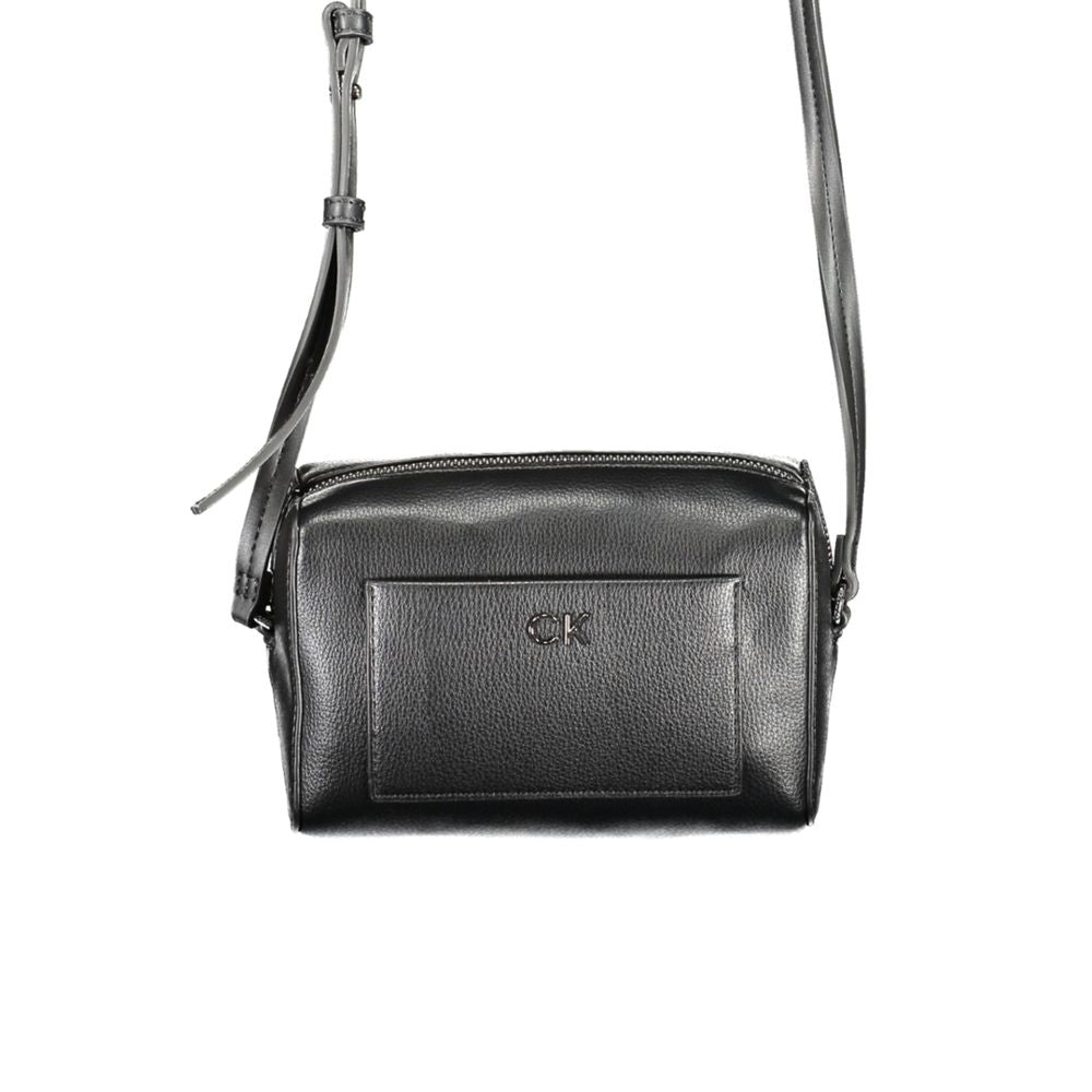 Calvin Klein Schwarze Polyester Handtasche