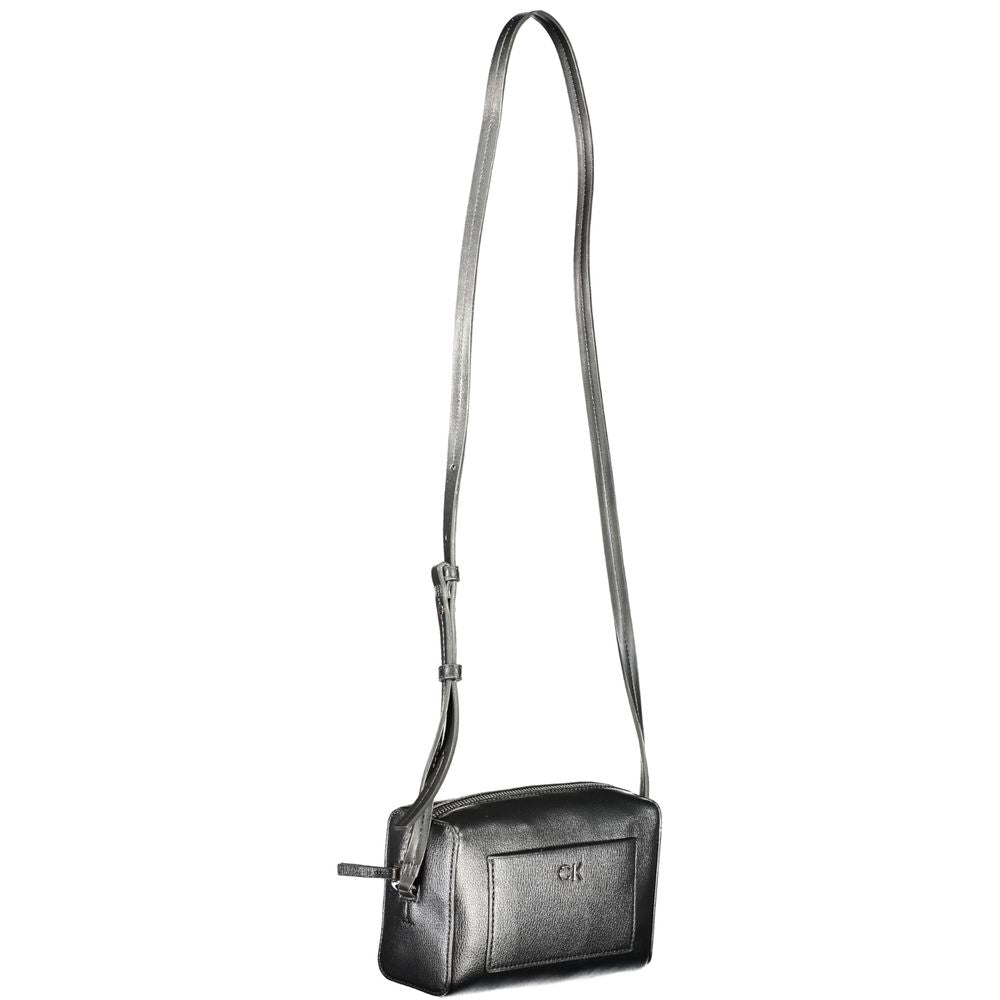 Calvin Klein Schwarze Polyester Handtasche