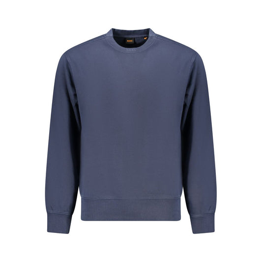 Hugo Boss Blauer Baumwollpullover für Männer