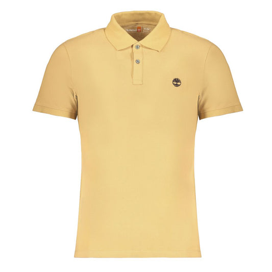 Timberland Beigefarbenes Baumwoll-Poloshirt