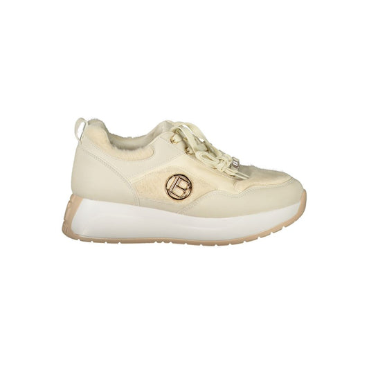 Laura Biagiotti Beige Polyethylen Damen Sneaker