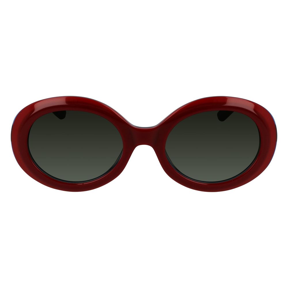 Karl Lagerfeld Rote Acetat-Sonnenbrille