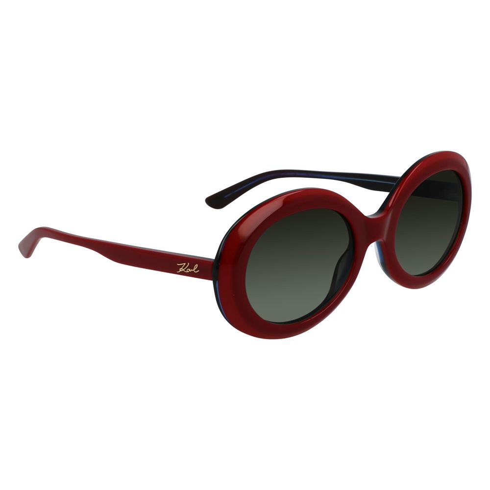 Karl Lagerfeld Rote Acetat-Sonnenbrille