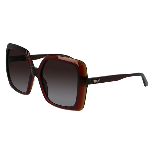 Karl Lagerfeld Rote Acetat-Sonnenbrille