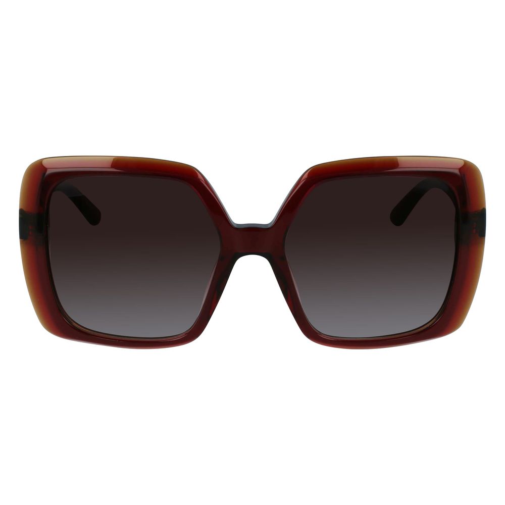 Karl Lagerfeld Rote Acetat-Sonnenbrille