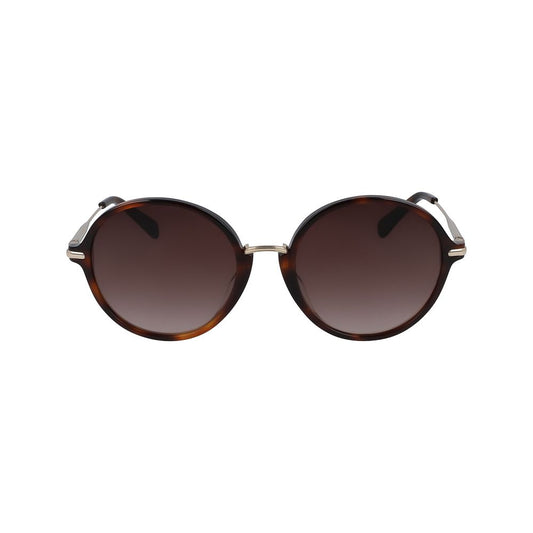 Longchamp Braune Acetat-Sonnenbrille