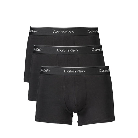 Calvin Klein Schwarz Baumwolle Männer Boxer Short Trio