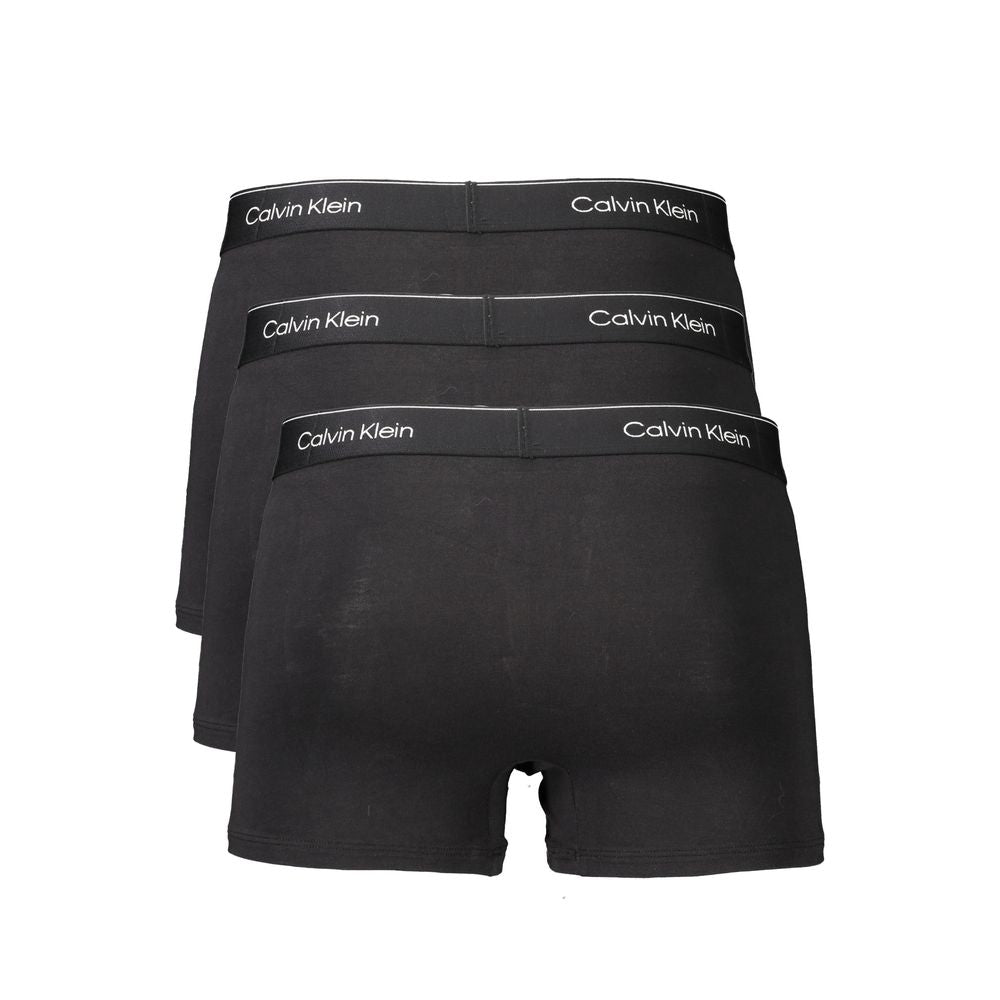 Calvin Klein Schwarz Baumwolle Männer Boxer Short Trio