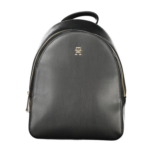 Tommy Hilfiger Schwarzer Polyethylen-Rucksack für Frauen