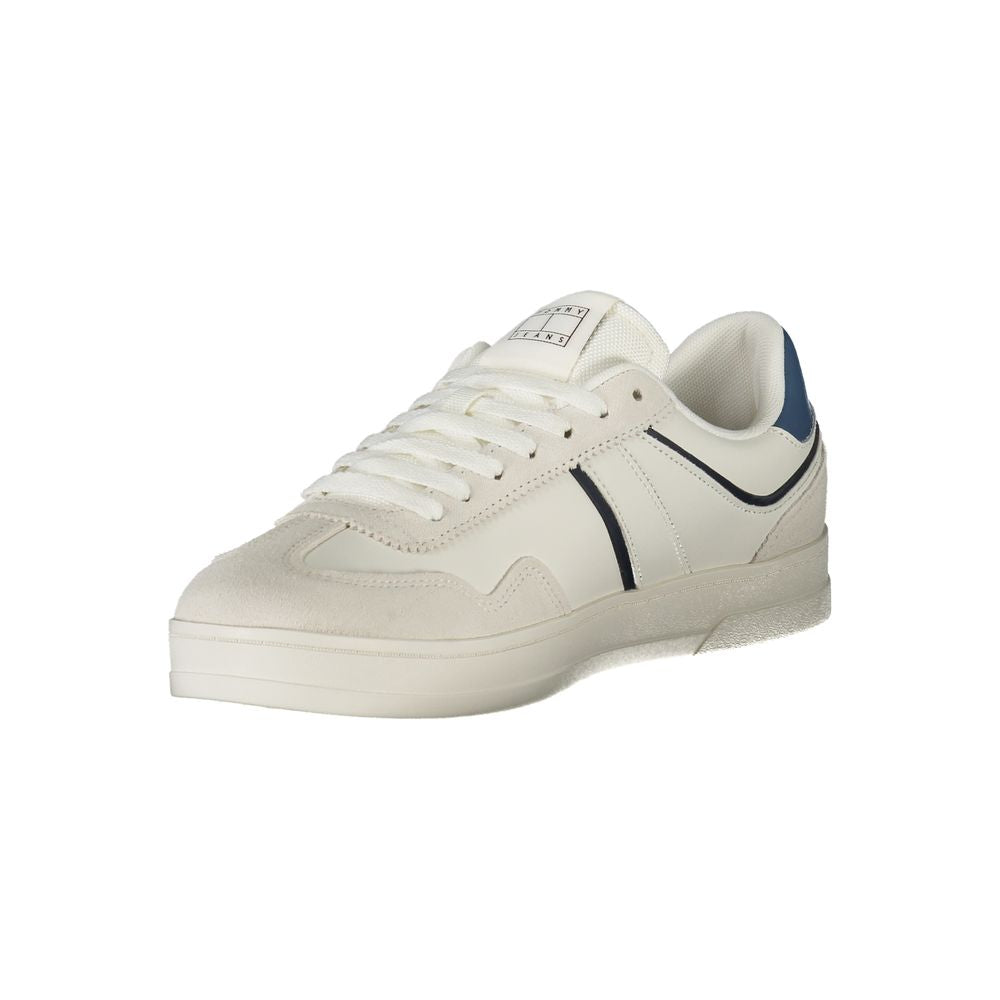 Tommy Hilfiger Weißes Polyethylen Herren Sneaker