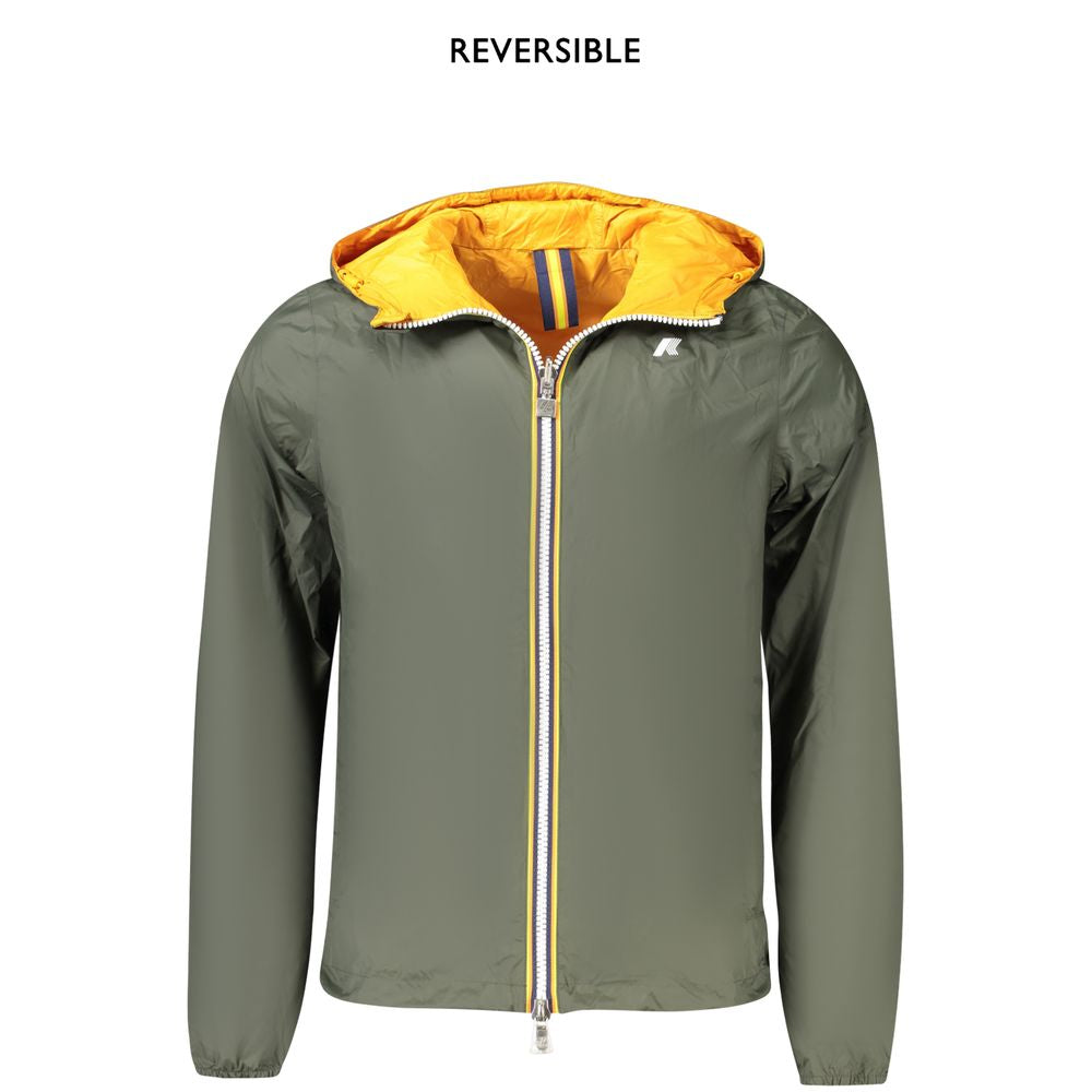 K-WAY Grüne Nylon Männer Jacke