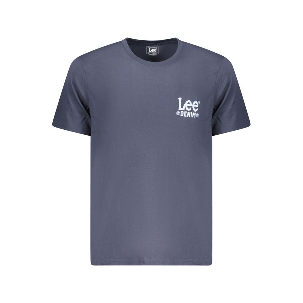 Lee Blau Baumwolle Männer T-Shirt