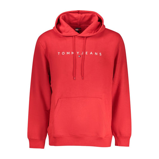 Tommy Hilfiger Roter Baumwollpullover für Männer