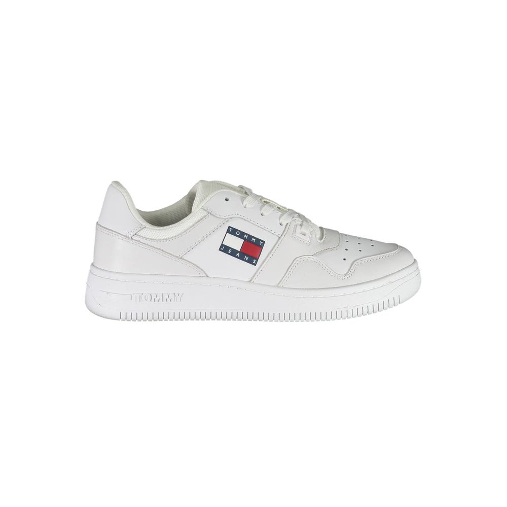 Tommy Hilfiger Weißer Polyester Damen Sneaker