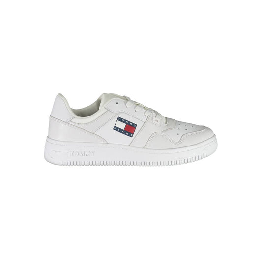 Tommy Hilfiger Weißer Polyester Damen Sneaker