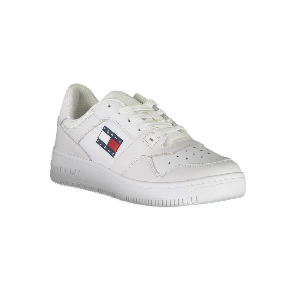 Tommy Hilfiger Weißer Polyester Damen Sneaker