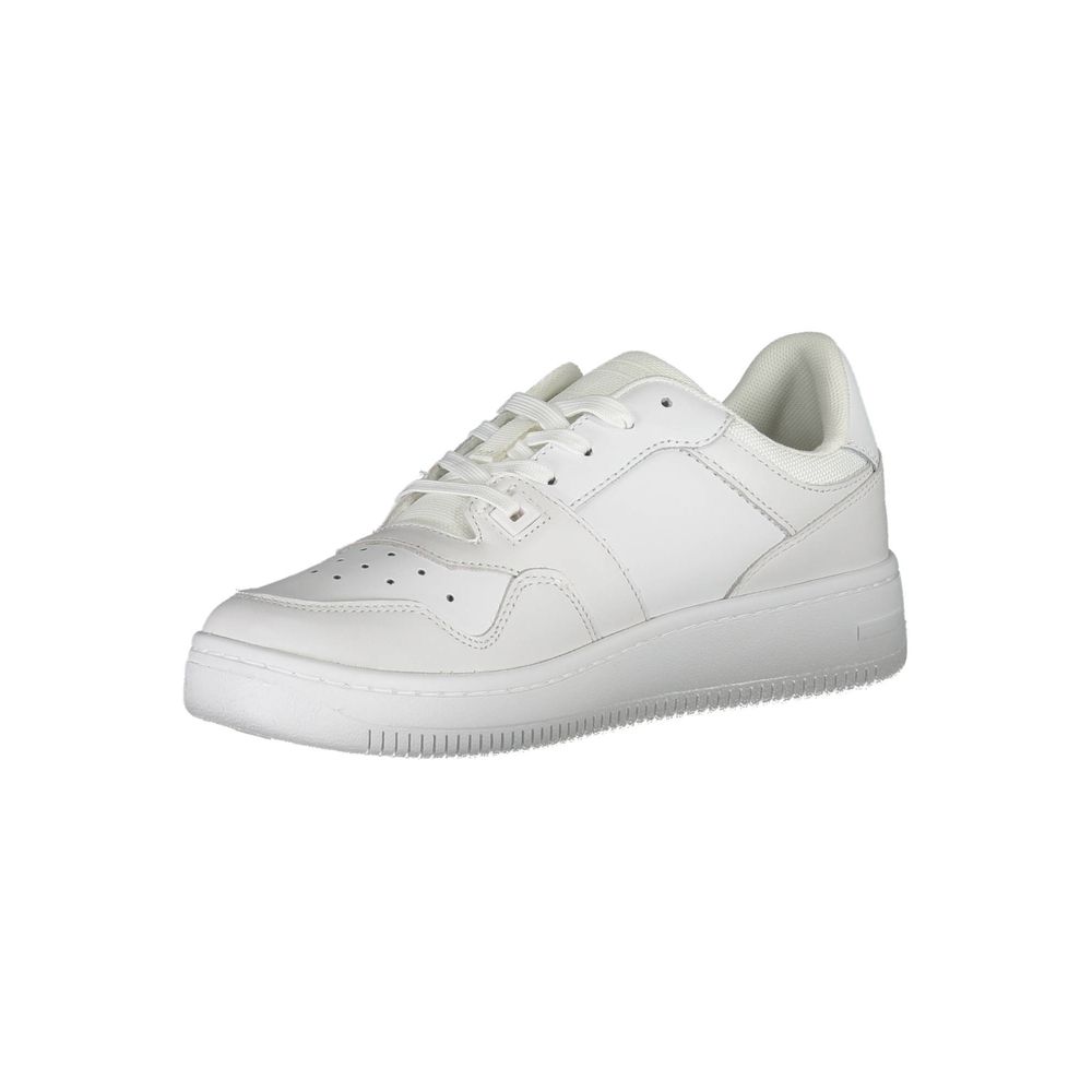 Tommy Hilfiger Weißer Polyester Damen Sneaker