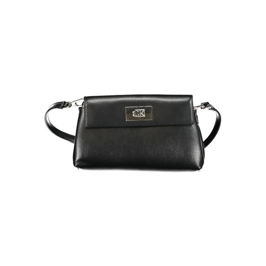 Calvin Klein Schwarze Polyester Handtasche