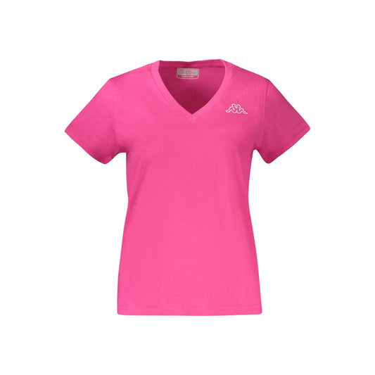 Kappa Rosa Baumwolle Frauen T-Shirt