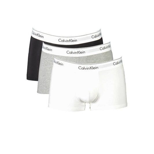 Calvin Klein Graue Baumwolle Männer Boxershorts